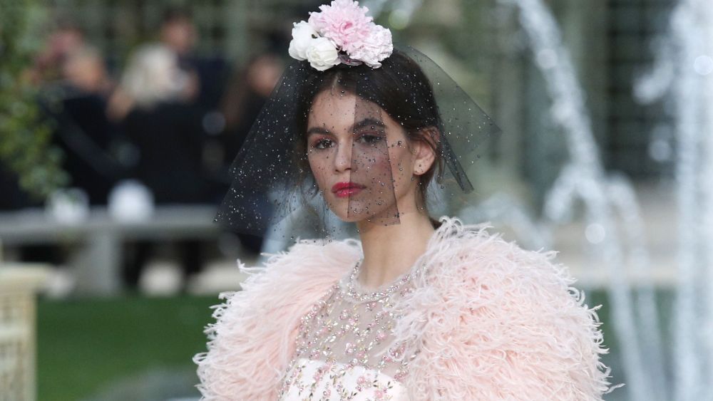 Model Kaia Gerber wears a creation for the Chanel Haute Couture Spring-Summer 2018 fashion collection presented in ParisFashion Chanel, Paris, France - 23 Jan 2018