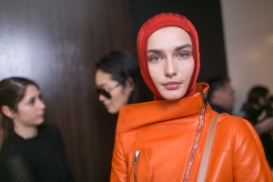 Backstage at Lanvin RTW Fall 2018