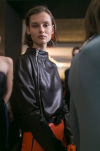 Backstage at Lanvin RTW Fall 2018