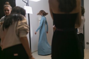 Backstage at Lanvin RTW Fall 2018