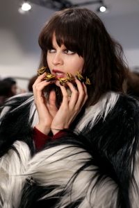 Backstage at Libertine RTW Fall 2018