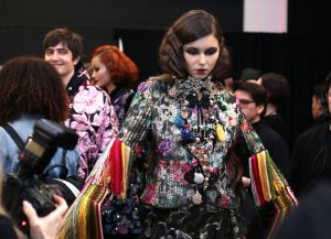 Backstage at Libertine RTW Fall 2018