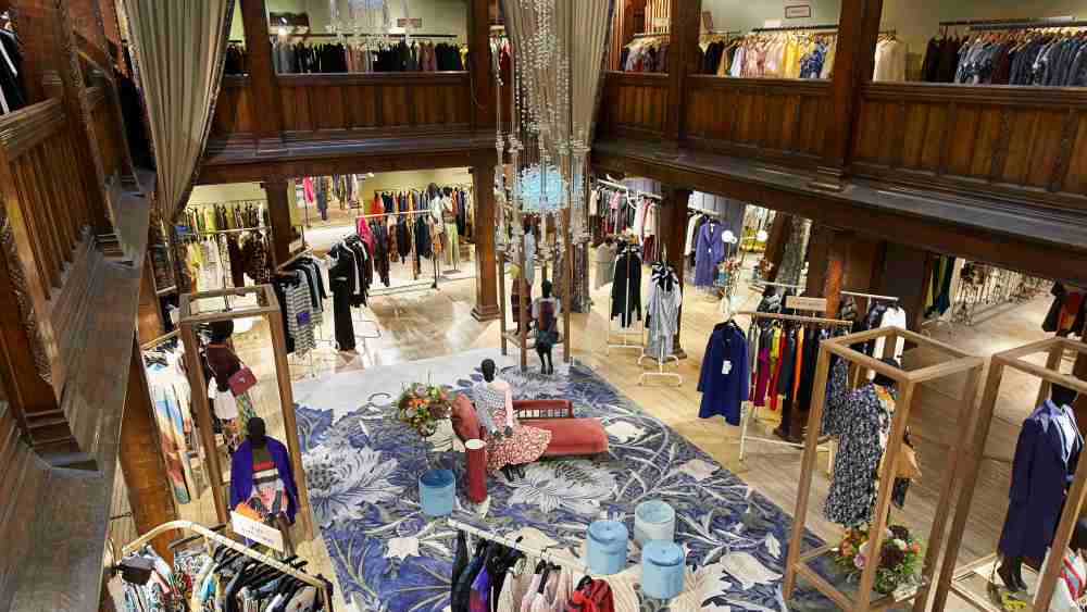 The Liberty London atrium