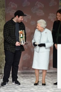 Richard Quinn and Queen Elizabeth