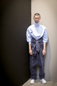 Backstage at Lucio Vanotti RTW Fall 2018