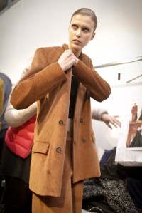 Backstage at Lucio Vanotti RTW Fall 2018