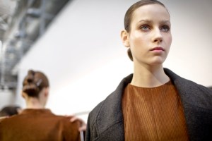 Backstage at Lucio Vanotti RTW Fall 2018