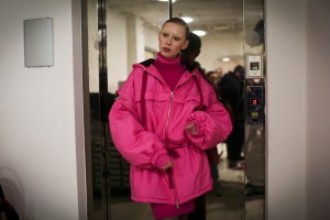 Backstage at Lucio Vanotti RTW Fall 2018
