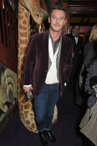 LONDON, ENGLAND - FEBRUARY 19:  Luke Evans attends the LOVE and MIU MIU Women's Tales Party at Loulou's on February 19, 2018 in London, England.  

Pic Credit: Dave Benett