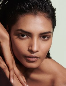 Shaanti Chaitram appears in Marc Jacobs Beauty's Shameless foundation campaign.