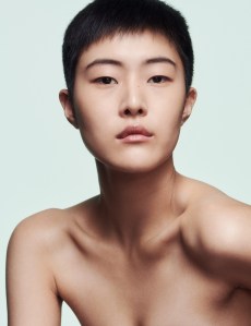 Sohyun Jung appears in Marc Jacobs Beauty's Shameless foundation campaign.