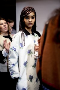 Backstage at Marco De Vincenzo RTW Fall 2018