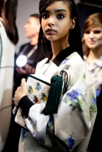 Backstage at Marco De Vincenzo RTW Fall 2018