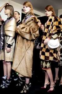 Backstage at Marco De Vincenzo RTW Fall 2018