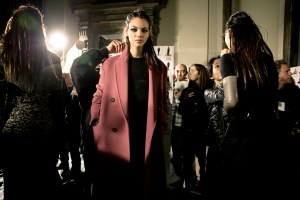 Backstage at Max Mara RTW Fall 2018