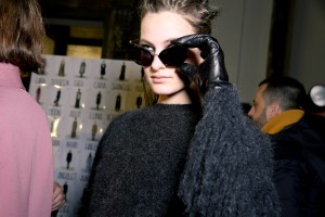 Backstage at Max Mara RTW Fall 2018