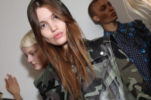Backstage at Michael Kors RTW Fall 2018
