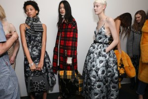 Backstage at Michael Kors RTW Fall 2018