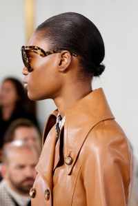Model on the catwalk, detail
Michael Kors show, Detail, Fall Winter 2018, New York Fashion Week, USA - 14 Feb 2018