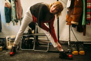 Backstage at Moncler Genius Collection RTW Fall 2018
