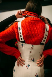 Backstage at Moncler Genius Collection RTW Fall 2018