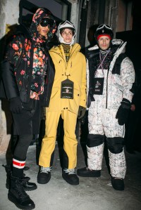 Backstage at Moncler Genius collection RTW Fall 2018