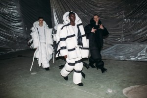 Backstage at Moncler Genius Collection RTW Fall 2018