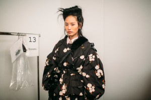 Backstage at Moncler Genius Collection RTW Fall 2018