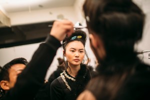 Backstage at Moncler Genius Collection RTW Fall 2018