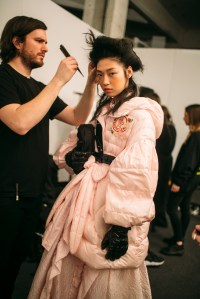 Backstage at Moncler Genius Collection RTW Fall 2018