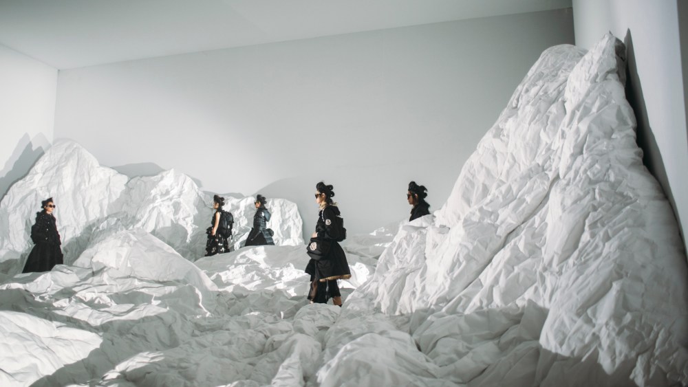 Backstage at Moncler Genius Collection RTW Fall 2018