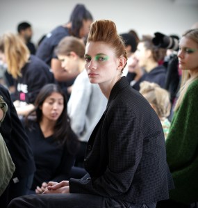 Backstage at Naeem Khan RTW Fall 2018