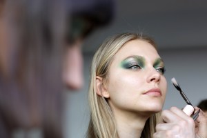 Backstage at Naeem Khan RTW Fall 2018