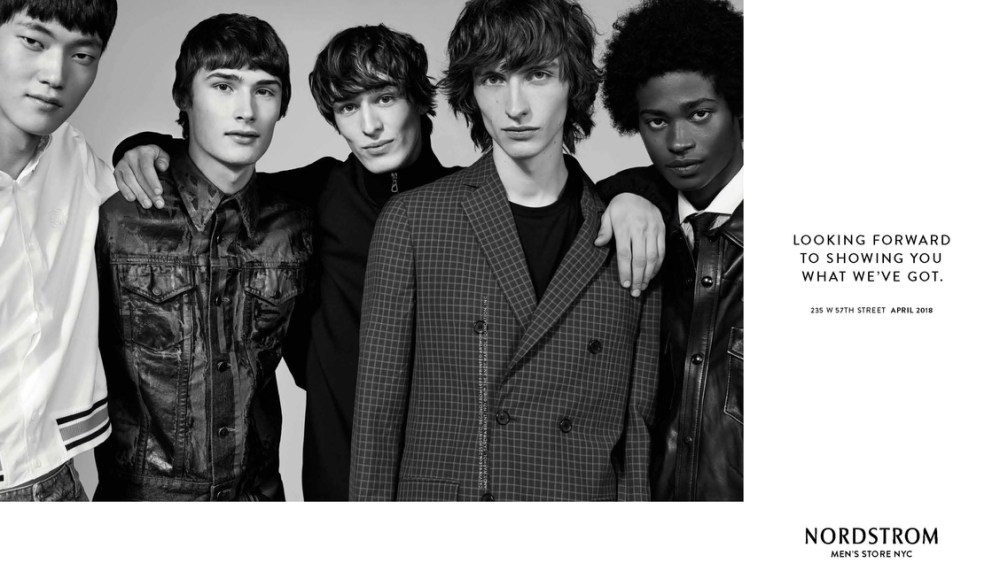 Nordstrom "Looking Forward" men's campaign