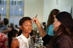 Backstage at Oscar de la Renta RTW Fall 2018