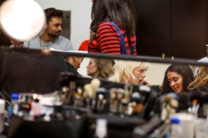 Backstage at Oscar de la Renta RTW Fall 2018