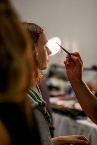 Backstage at Oscar de la Renta RTW Fall 2018