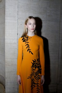 Backstage at Oscar de la Renta RTW Fall 2018
