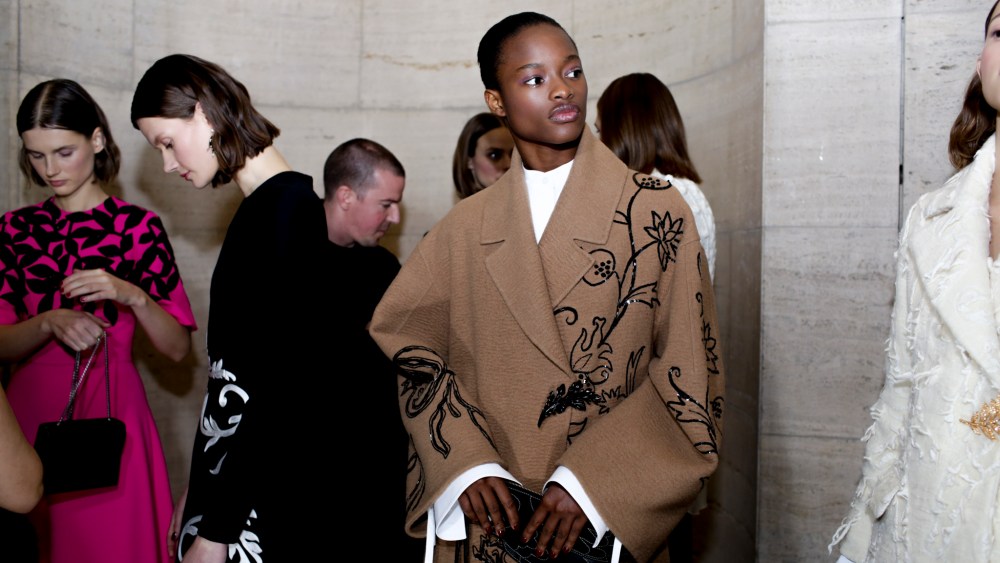 Backstage at Oscar de la Renta RTW Fall 2018