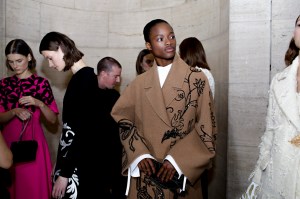 Backstage at Oscar de la Renta RTW Fall 2018