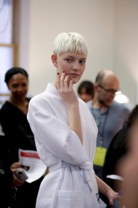Backstage at Oscar de la Renta RTW Fall 2018