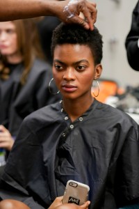 Backstage at Oscar de la Renta RTW Fall 2018