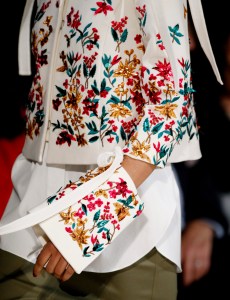 Detail of Oscar de la Renta RTW Fall 2018