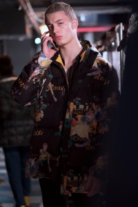 Backstage at Ovadia and Sons Men's Fall 2018