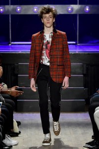 Model on the catwalkOvadia & Sons show, Runway, Fall Winter 2018, New York Fashion Week Men's, USA - 05 Feb 2018