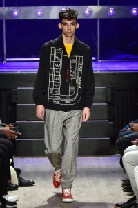 Model on the catwalk
Ovadia & Sons show, Runway, Fall Winter 2018, New York Fashion Week Men's, USA - 05 Feb 2018