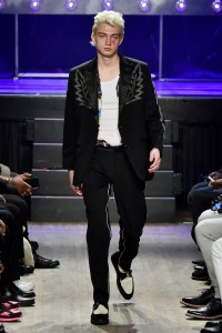 Model on the catwalk
Ovadia & Sons show, Runway, Fall Winter 2018, New York Fashion Week Men's, USA - 05 Feb 2018