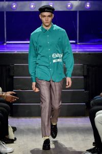 Model on the catwalk
Ovadia & Sons show, Runway, Fall Winter 2018, New York Fashion Week Men's, USA - 05 Feb 2018