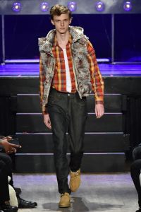 Model on the catwalk
Ovadia & Sons show, Runway, Fall Winter 2018, New York Fashion Week Men's, USA - 05 Feb 2018