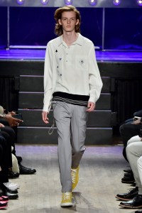 Model on the catwalk
Ovadia & Sons show, Runway, Fall Winter 2018, New York Fashion Week Men's, USA - 05 Feb 2018